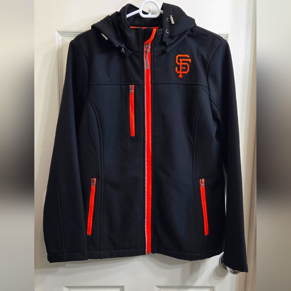 San Francisco Giants official women's rain coat
